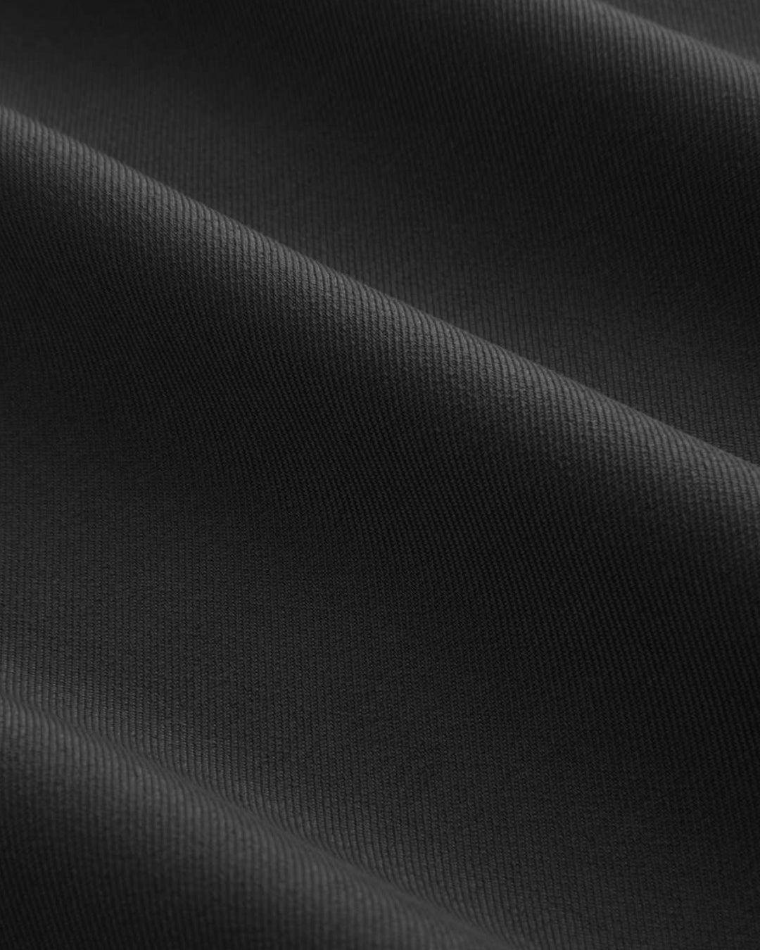 Pleated High Waisted Wide Leg Trousers in Black - Image 3