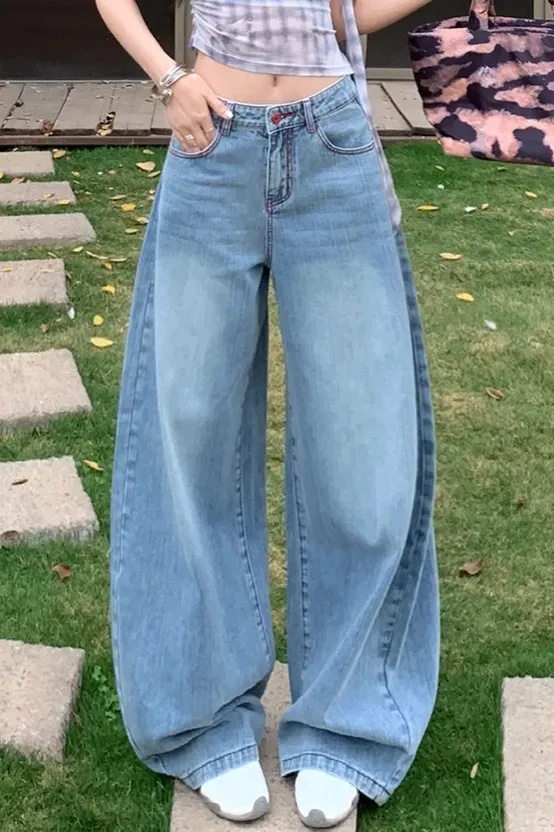 Light Blue Solid Mid Rise Jeans - Image 2